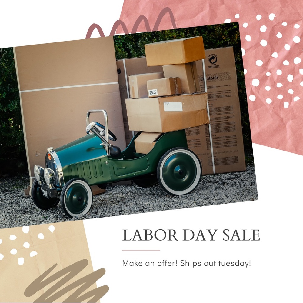 Labor Day weekend sale! Prices go back up Tuesday!